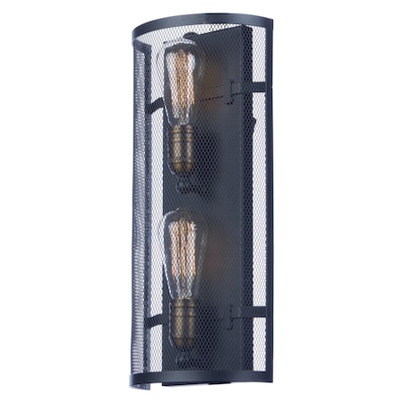 Maxim Palladium-Wall Sconce 20119BKNAB/BUI